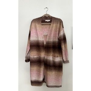 Pre-loved Condition Loft Long Multi Colored Cardigan Sz M